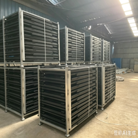 Barrière de contrôle des foules en acier anti-explosion, hauteur 6 pieds, pour clôture périmétrique de concerts et de chantiers avec modélisation 3D