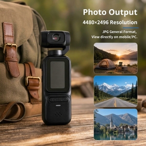 Caméra d'action compacte de poche 100W Pixel, <span class=keywords><strong>objectif</strong></span> grand angle rotatif à 180°, mode de prise de vue double, transfert USB, mini caméra POV, 720P HD - Product Image 4