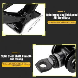 ชุดเครื่องมือซ่อมยางแบบพับได้ ยี่ห้อ OEM แท้  รับน้ำหนัก 2 ตัน  ไฮดรอลิก  พร้อมการรับประกัน 3 ปี ความสูง 400 มม. รุ่น QJD01 QJD01 - Product Image 3