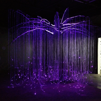 Arbre lumineux Avatar coloré et brillant, cascade lumineuse, arbre lumineux LED à fibres optiques
