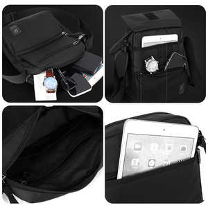 Sac bandoulière étanche pour homme, style décontracté, sacoche de poitrine, sac messager sport tendance pour le voyage – Meilleure vente - Product Image 6