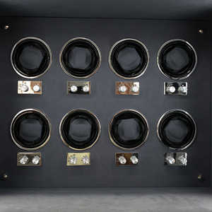 MINEESI High-End Luxury Jewelry Security Fingerprint Safe Double Watch Winder With <b>Money</b> <b>Box</b> Manufacturer GZG-170 Watch Winders - Product Image 5