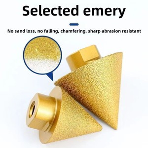 M10/M14 kim cương chamfer <span class=keywords><strong>bit</strong></span> thiết lập Góc Mài cho đấm & mở rộng cho gạch gốm beveling nề & nhựa khoan - Product Image 2