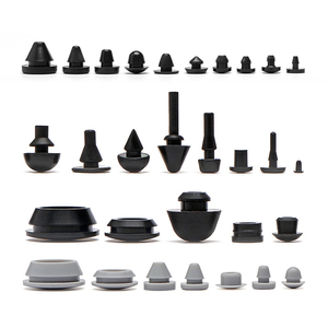 Nhà Máy Giá Chất Lượng Cao Tùy Chỉnh Cao Su Nút Cắm Hiện Đại Con Dấu Lọ Silicone Lỗ Cắm Với Rãnh <span class=keywords><strong>End</strong></span> Cap Cao Su Cắm - Product Image 2