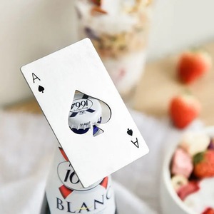 Stainless Steel Spades A Winemaker Bottle Opener <b>Playing</b> <b>Cards</b> Bottle Opener Credit <b>Card</b> Beer Bottle Opener - Product Image 4