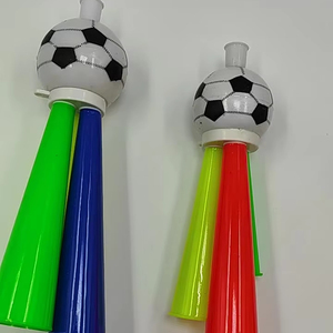Ventilador de concierto de doble tono de cuerno de fútbol de juguete de porristas para eventos deportivos - Product Image 1