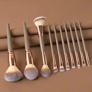 Free Sample 7 10 15 Pcs Luxury Makeup Brushes Make Up Set Double Ended Makeup Wholesale Brush Set