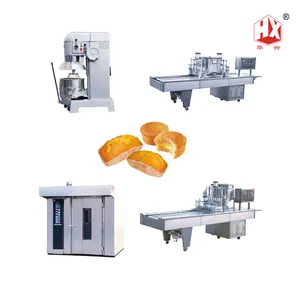 China Factory Volledige Automatische Cupcake Making Machine Productielijn