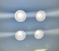 Éclairage d'audience 4 yeux 4X100W LED Stage Blinder Light Warm/Cool White Cob Projection Lights