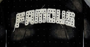 Tùy Chỉnh Cổ Điển Hoodies Rhinestone Chắp Vá Thêu Enzyme Rửa Tay Sơn Thiết Kế Công Nghệ của Bạn Gói - Product Image 3