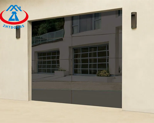 Fabricant ZHTDOORS Styles populaires Portes <span class=keywords><strong>de</strong></span> <span class=keywords><strong>garage</strong></span> en verre 9x7 anodisé noir coulissant <span class=keywords><strong>de</strong></span> 9 pieds - Product Image 4