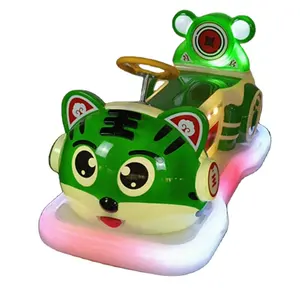 Outdoor parent-child animal model luminous bumper car adult children electric toy bike ride bumper car manufacturers
