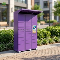 Casillero Inteligente de Autoservicio YL con Sistema Inteligente, Compatible con Desarrollo de Software, Pantalla Táctil Electrónica, Gabinete de Entrega