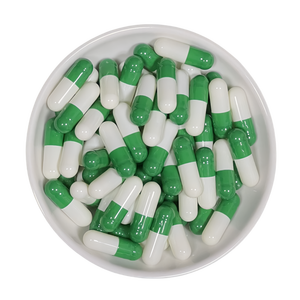 Klant Op Maat Gemaakte Capsule Verpakking <span class=keywords><strong>Hpmc</strong></span> Plantaardige Lege Medicijncapsules Halal Iso22000 Groen Wit Maat <span class=keywords><strong>00</strong></span> 0 1 Voor Leeuwenmanen - Product Image 2
