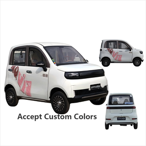 Vélo électrique à <span class=keywords><strong>4</strong></span> roues zéro émission de couleur personnalisée véhicule de banlieue urbaine à basse vitesse mini voiture électrique compacte en voiture pour adulte - Product Image 1