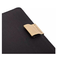 Classeur de chéquier pochette à fermeture éclair sac de rangement de documents Transparent 7 anneaux classeur de chéquier d'affaires logo en relief personnalisé dossier de fichiers