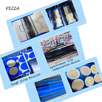 Bakenati BNT-209 Nouvelle ligne de production de pizzas surgelées entièrement automatique et personnalisable, équipement de traitement des pizzas en une seule étape (farine et légumes)