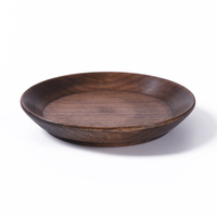 Mini plat à tremper en bois de style japonais pour sushi, assiette de service à l'huile d'olive écologique pour les fêtes
