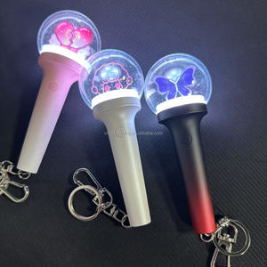 RICHSHINING llavero LED colorido con forma de diamante personalizado OEM Mini Fanlight llavero de alto brillo cordón Mini LED Stick - Product Image 5