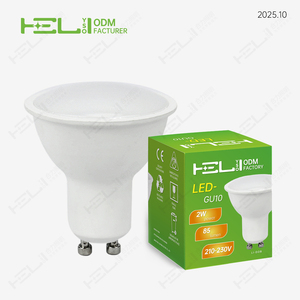 Lampu Sorot <span class=keywords><strong>LED</strong></span> Performa Tinggi GU10 2W+10%-15% 85Lm/W 210-230V Lampu <span class=keywords><strong>LED</strong></span> - Product Image 2