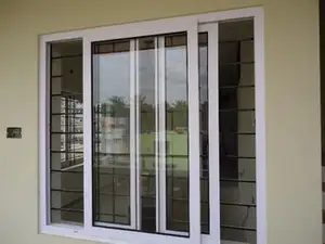 Gran oferta, ventanas deslizantes modernas de impacto de huracán con marco de aleación de aluminio, persiana de apertura Horizontal, cerraduras de ventana de cortina