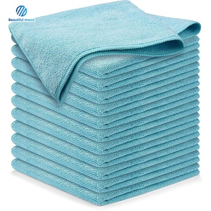 Paños de <span class=keywords><strong>limpieza</strong></span> de microfibra de primera calidad sin pelusa para uso multisuperficie, para cocinas, baños, <span class=keywords><strong>limpieza</strong></span> de vidrio automotriz - Product Image 1