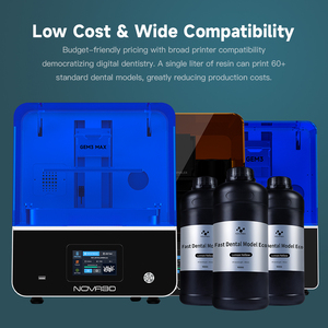 Nhựa nguyên mẫu Nha Khoa in nhanh 15 phút | nhựa máy in 3D độ chính xác cao nova3d cho các mô hình - Product Image 5