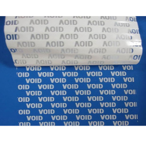 Ruban de sécurité anti-effraction <span class=keywords><strong>personnalisé</strong></span>, garantie nulle, bleu, vente en gros, usine de haute qualité, une fois retiré, il laissera un texte « VOID » - Product Image 1