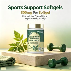 Horny Goat Weed Sports Support Softgel 800mg 90pcs Suplemento Herbal Energético para Hombres Activos, Entrenamiento y Actividad Diaria - Product Image 6