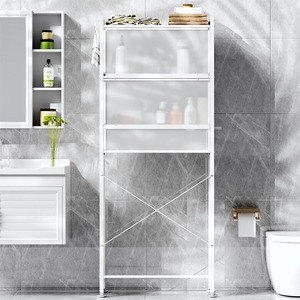 Étagère de rangement spéciale pour machine à laver à petit prix, idéale pour petite salle de bain, avec porte anti-poussière - Product Image 5