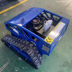 ガソリン駆動自動チェーントラック4-Strockリモートコントロール除草ロボット農場用草をすばやく正確に切断 - Product Image 5