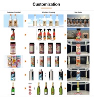 Bouteille publicitaire gonflable géante personnalisée en forme de pot à épices de 3 m, hermétique, avec impression HD, en tissu Oxford