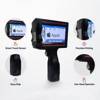Impresora de inyección de tinta portátil semiautomática de inyección de tinta ecológica, máquina digital inteligente para etiquetas de lotes, fecha de caducidad de huevos, venta al por mayor de fábrica