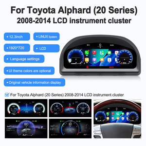 หน้าปัดดิจิตอล Navihua สำหรับรถยนต์ ระบบ Linux จอ LCD รองรับ Carplay สำหรับ Toyota Alphard ซีรีส์ 20 ปี 2008-2014 - Product Image 4