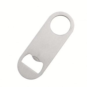 Décapsuleur porte-clés en acier inoxydable coloré, décapsuleur portable avec logo personnalisé - Porte-clés promotionnel - Product Image 3