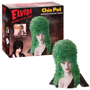 Chia Pet Elvira Vaso Decorativo in Ceramica, Facile da Realizzare e Divertente da Coltivare, Regalo Originale, Perfetto per Ogni Occasione - Product Image 1