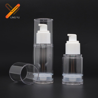 Flacons en plastique de haute qualité pour crème cosmétique et lotion visage, avec pompe pulvérisatrice sans air, 30ml-100ml, vente en gros