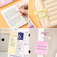 Sticky Note Kit Colored Post-it Notebook Papelería para estudiantes Suministros de oficina