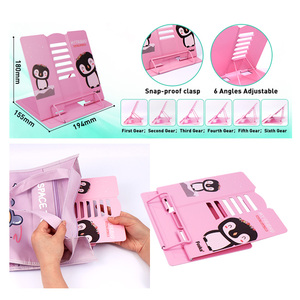 En stock : Accessoires de lecture – <span class=keywords><strong>Support</strong></span> de <span class=keywords><strong>livre</strong></span> portable en métal <span class=keywords><strong>pour</strong></span> bureau, <span class=keywords><strong>support</strong></span> de <span class=keywords><strong>livre</strong></span> de recettes mains libres <span class=keywords><strong>pour</strong></span> enfants, idéal <span class=keywords><strong>pour</strong></span> la lecture et la cuisine. - Product Image 2