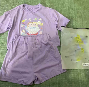 Ensemble de vêtements mixtes neufs, deux pièces, robe Ting et Sheining, vêtements pour enfants, vêtements en gros - Product Image 5