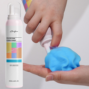 Private Label Long Lasti Semi-Permanent Colorful Sweatproof Plant Color Cream Dye Based Foam <strong>Spray</strong> Tint Hair Foam Dye Mousse - Product Image 1