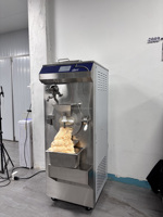 Machine à crème glacée professionnelle Mvckyi 60L/H, machine à gelato avec pasteurisateur intégré, congélateur discontinu et pasteurisateur
