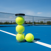 Ballon de paddle-tennis en caoutchouc durable, personnalisé, prix usine, écologique, portable, pour l'entraînement, lot de 3