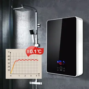220v6kw không giới hạn nước nóng thông minh nhiệt độ không đổi ngay lập tức trên vòi hoa sen nước nóng ngay lập tức