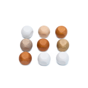 Fábrica Atacado 6 Lados Cantos Arredondados Dados Personalizado Impresso Logotipo Colorido Em Branco De Madeira Dados para Jogos De Tabuleiro - Product Image 5