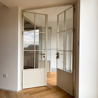 Portes Françaises en Aluminium, Portes Extérieures pour Maisons, Portes d'Entrée, Porte d'Entrée Vintage, Décoration à Ondulations d'Eau, Séparateur de Pièces