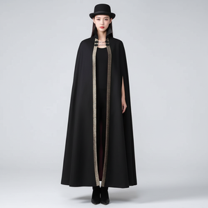 Capa y Disfraz <span class=keywords><strong>de</strong></span> Barón Vampiro para Adultos, Unisex, Poliéster, para Halloween, Representaciones Teatrales y <span class=keywords><strong>de</strong></span> Personajes - Product Image 5