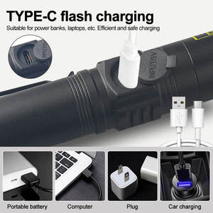<span class=keywords><strong>Lampe</strong></span> <span class=keywords><strong>torche</strong></span> UV LED Niaconn SDT-0026 365/395nm, indice de protection IP55, en alliage d'aluminium, rechargeable par USB, 1000 <span class=keywords><strong>lumens</strong></span>, usage industriel et camping - Product Image 5