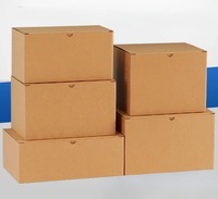 Boîte de papier ondulé 3 couches Boîte d'emballage de cadeau en carton d'avion Paquet de T-shirt