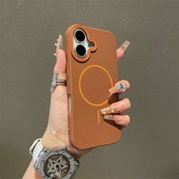 Nouvelle arrivée 2025, coque de téléphone en PC ultra-fine, charge magnétique sans fil, pour iPhone 16 Pro Max 15 Plus 14 Pro 13 12